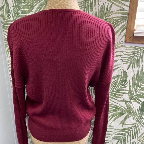 Leigh Long Sleeve wrap sweater - Picture 2 of 2